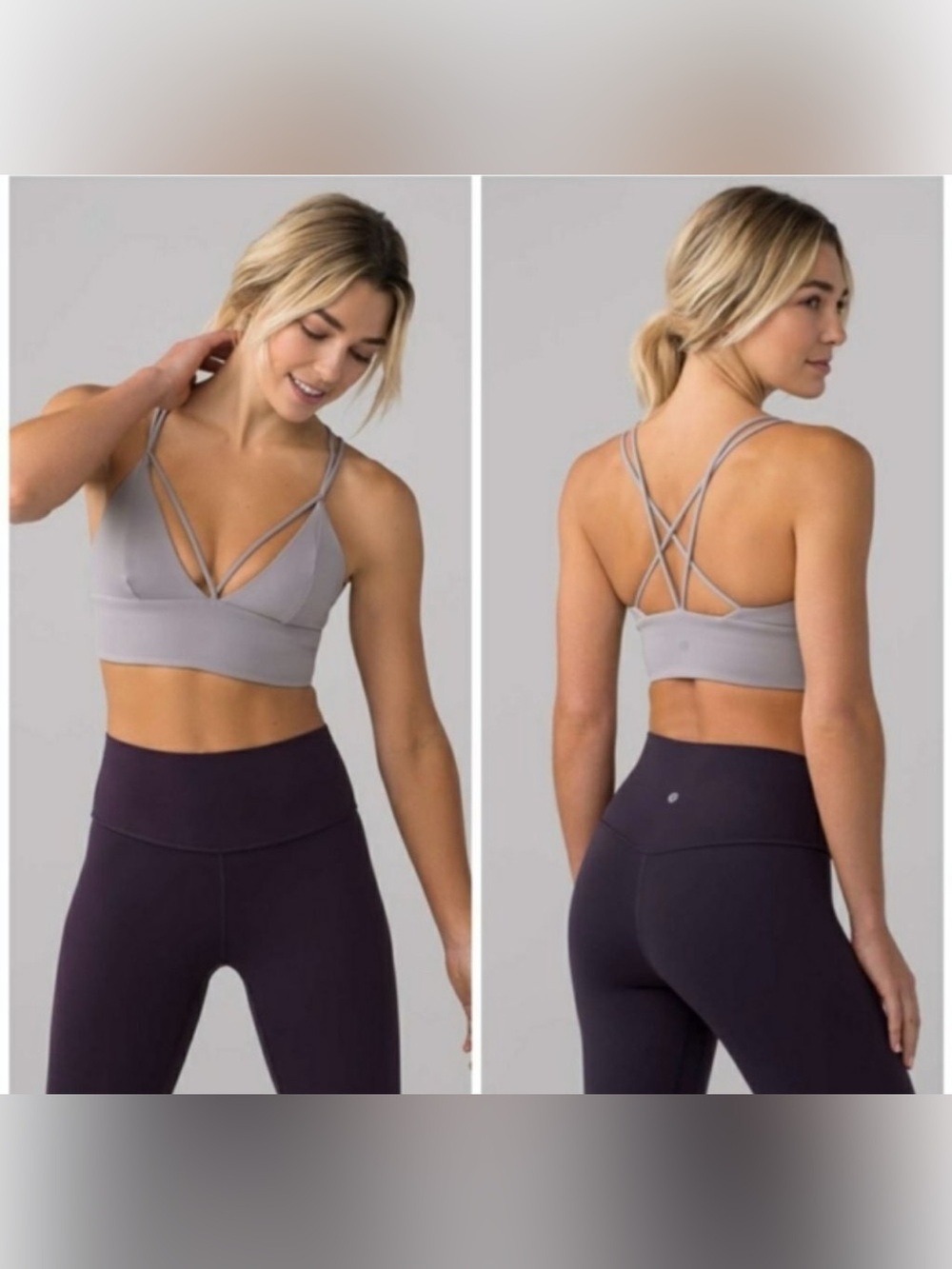 Lululemon Sweat Your Heart Out
Bra Dark Chrome Size 10🩶